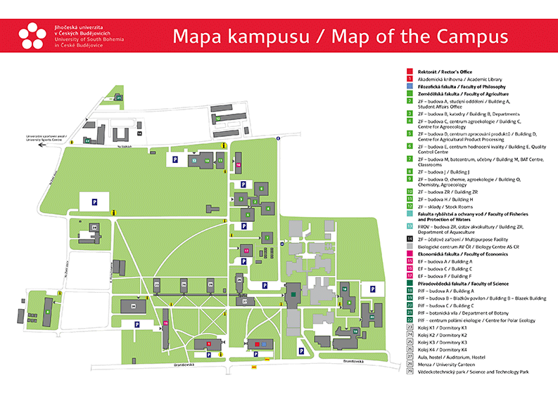 Map of the University Campus